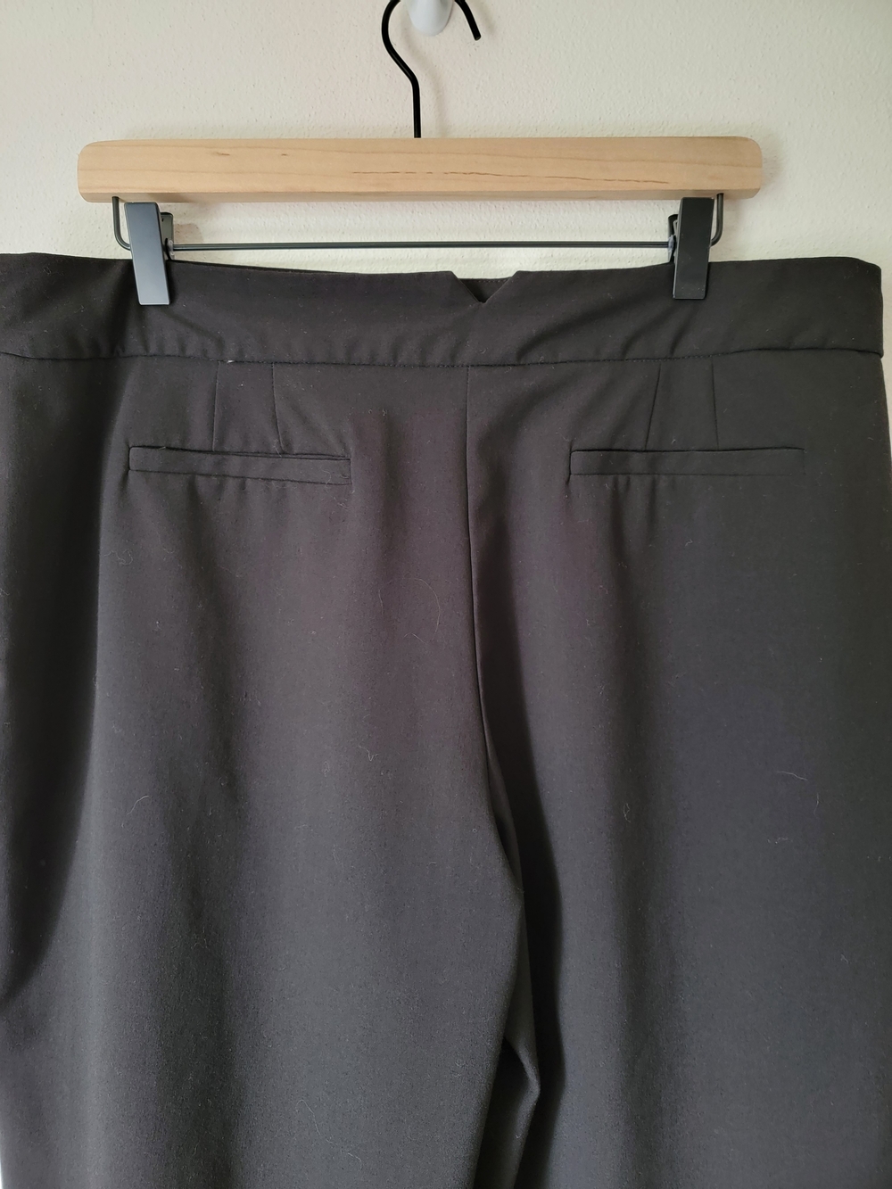George Black Cropped Wide-Leg Capris Work Wear Size 16 - Picture 6 of 12